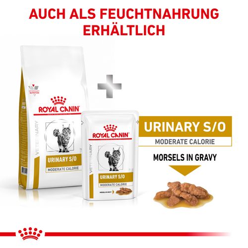 Royal Canin Veterinary URINARY S/O MODERATE CALORIE Trockenfutter für Katzen 400 g