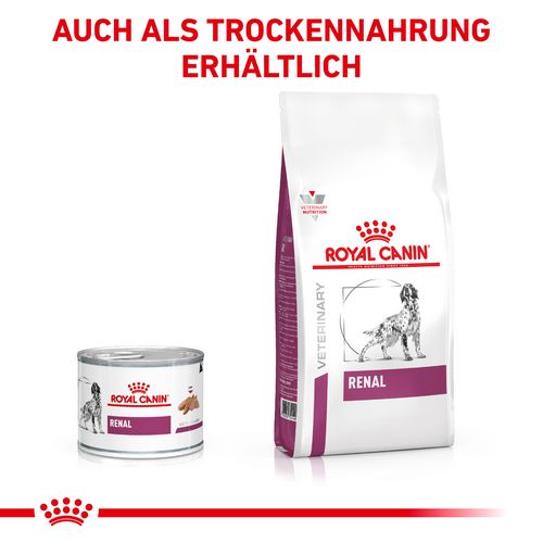 Royal Canin Veterinary RENAL Mousse Nassfutter für Hunde 12 x 200 g