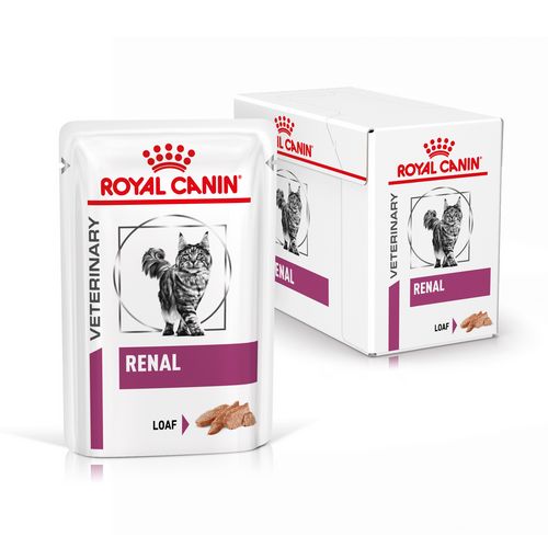 Royal Canin Veterinary RENAL Mousse Nassfutter für Katzen 12 x 85 g
