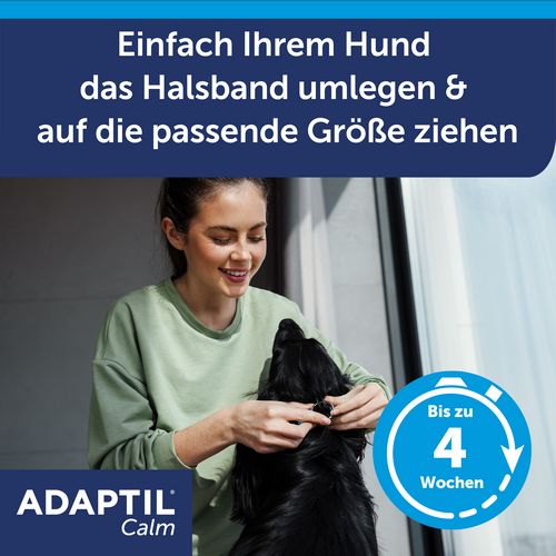 ADAPTIL Calm Halsband - Anti Stress Erziehungshalsband für kleine Hunde