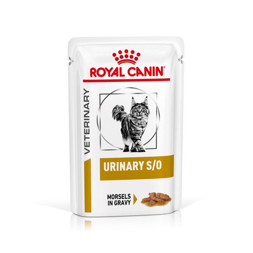 Royal Canin Veterinary URINARY S/O Häppchen in Soße Nassfutter für Katzen 12 x 85 g