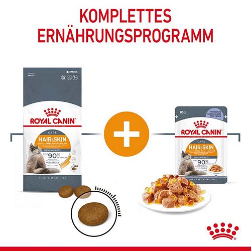 Royal Canin Hair & Skin  Katzenfutter nass in Jelly