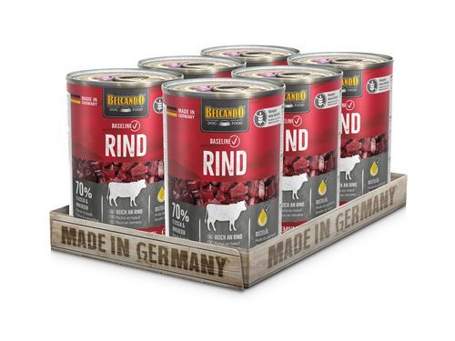 Belcando - Hundefutter - Baseline - RIND - 6 x 400 g