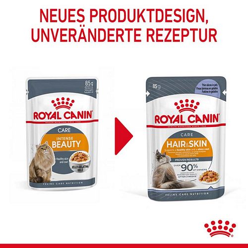 Royal Canin Hair & Skin  Katzenfutter nass in Jelly