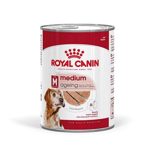 Royal Canin MEDIUM AGEING 12+ - Nassfutter für ausgewachsene mittelgroße Hunde - 12 x 410 g