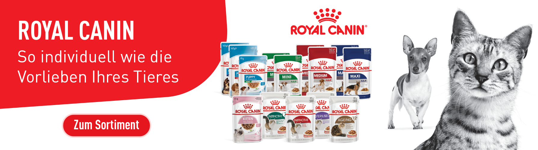 Royal Canin So individuell wie die Vorlieben Ihres Tieres