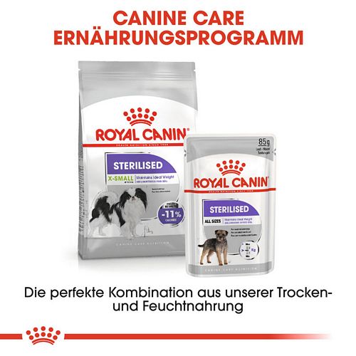 Royal Canin STERILISED X-SMALL Trockenfutter für kastrierte sehr kleine Hunde