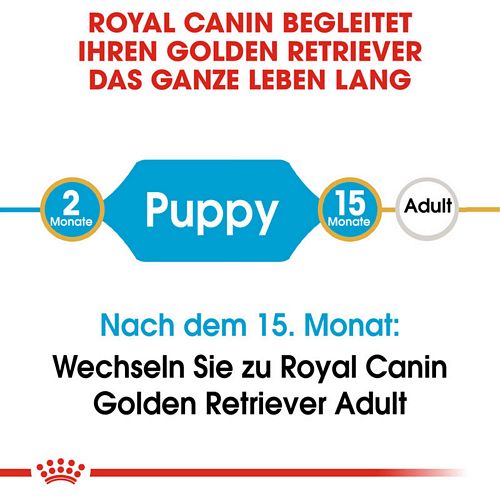 Royal Canin Golden Retriever Puppy Welpenfutter trocken Lebensphasen
