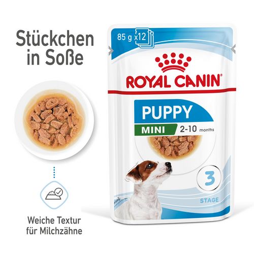 Royal Canin MINI Puppy Welpenfutter Nass für kleine Hunde bis zum 10. Monat