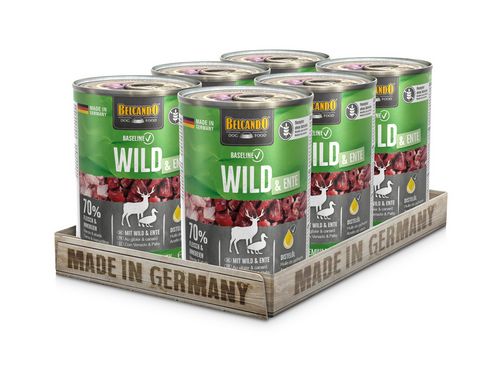 Belcando - Hundefutter - Baseline - WILD & ENTE - 6 x