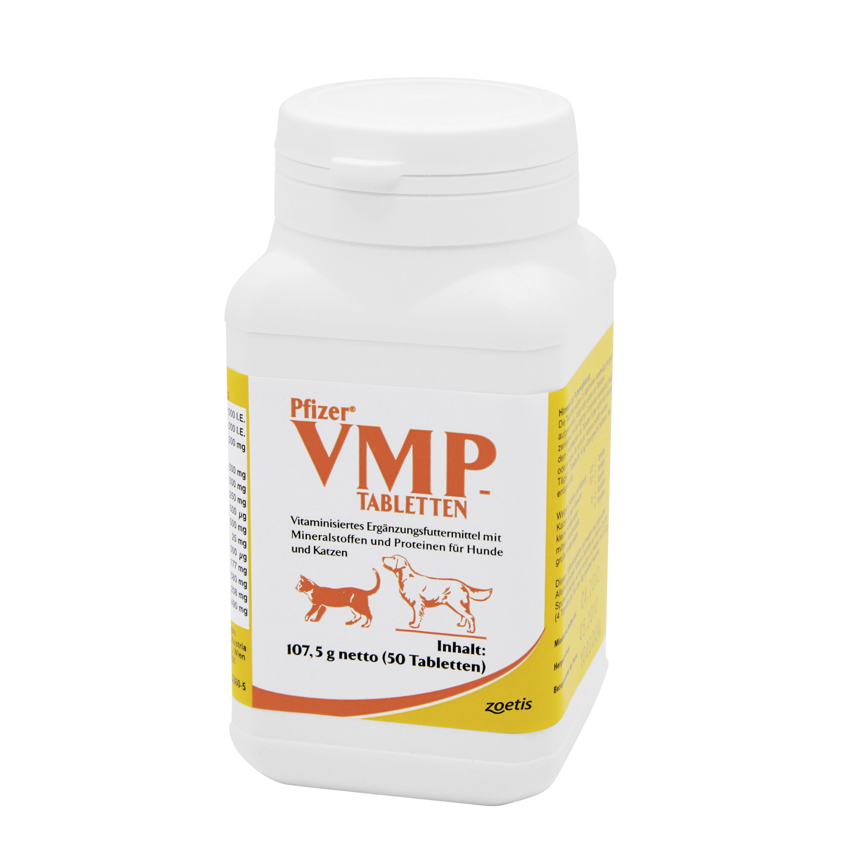 VMP 50 Tabletten bei Vitamin- &amp; Mineralstoffmangel für Hund &amp; Katze von Zoetis