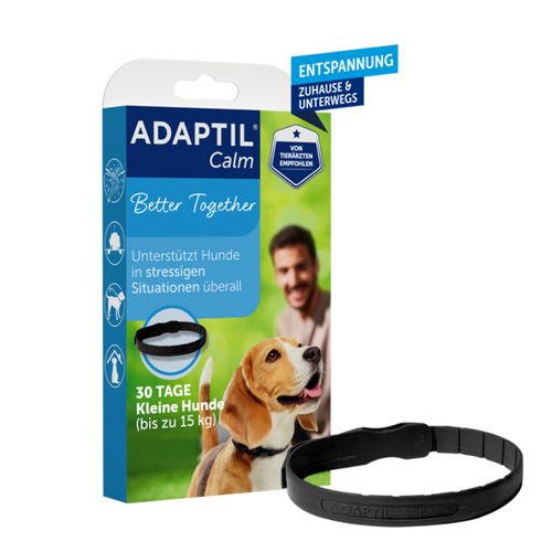 ADAPTIL Calm Halsband - Anti Stress Erziehungshalsband für kleine Hunde