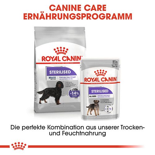 Royal Canin STERILISED MAXI Trockenfutter für kastrierte große Hunde 12 kg