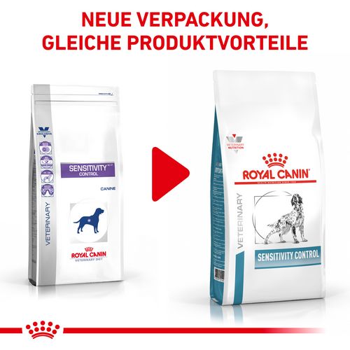 Royal Canin Veterinary SENSITIVITY CONTROL Trockenfutter für Hunde 14 kg