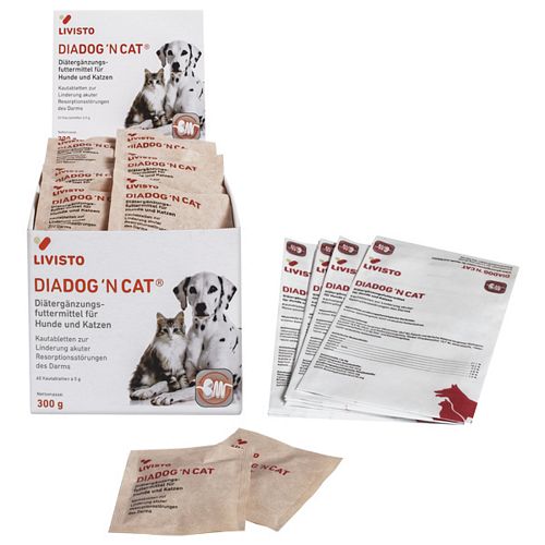 Livisto DiaDog`N Cat für Hunde und Katzen - Kautabletten