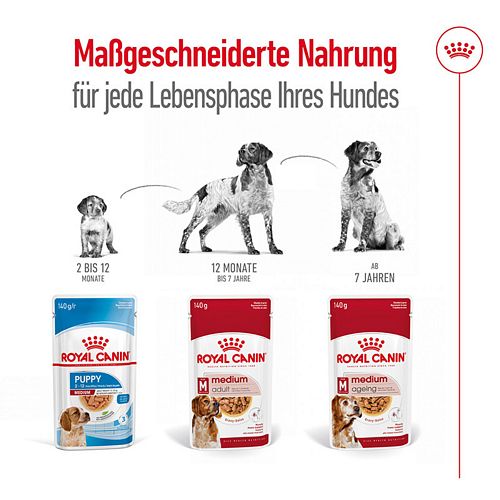 Royal Canin MEDIUM Adult Nassfutter Lebensphasen
