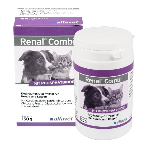 alfavet Renal Combi Ergänzungsfuttermittel für Hunde und Katzen