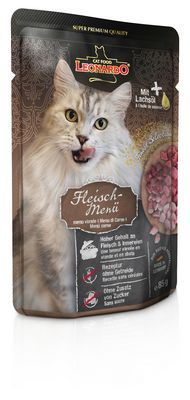 Leonardo - Katzenfutter - Finest Selection - FLEISCHMENÜ - 16 x 85 g