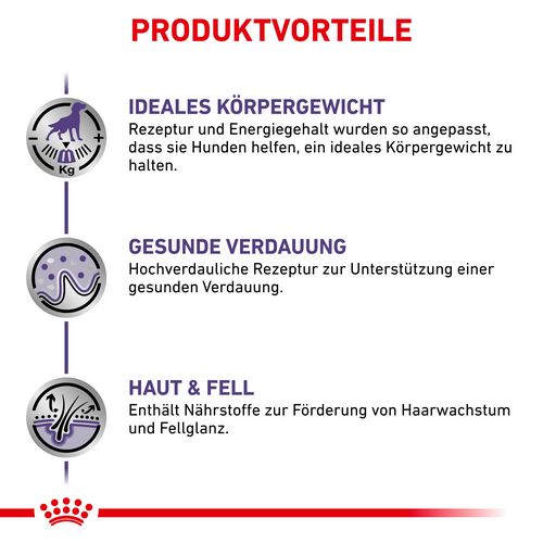ROYAL CANIN Expert NEUTERED ADULT Nassfutter für Hunde Vorteile