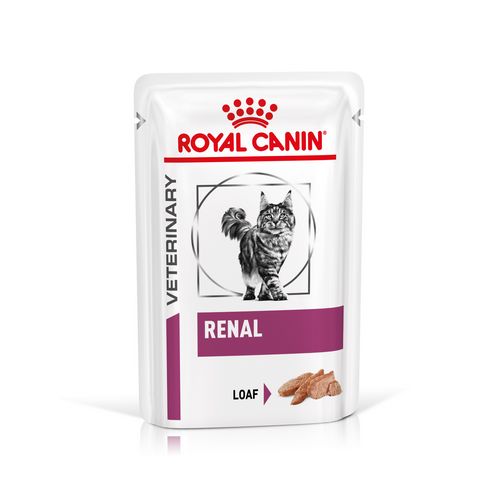 Royal Canin Veterinary RENAL Mousse Nassfutter für Katzen 12 x 85 g