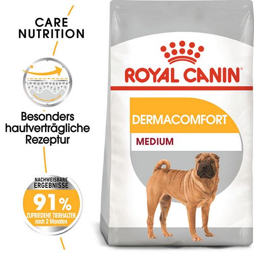 Royal Canin DERMACOMFORT MEDIUM Trockenfutter für mittelgroße Hunde mit empfindlicher Haut Royal Canin DERMACOMFORT MEDIUM Trockenfutter für mittelgroße Hunde mit empfindlicher Haut