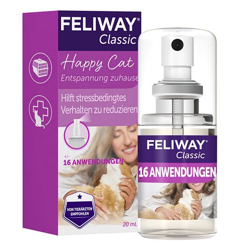 FELIWAY Classic Transport Spray 20ml - Stressfreier Transport von Katzen