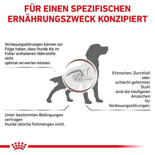 Royal Canin Veterinary GASTROINTESTINAL LOW FAT Trockenfutter für Hunde 12 kg