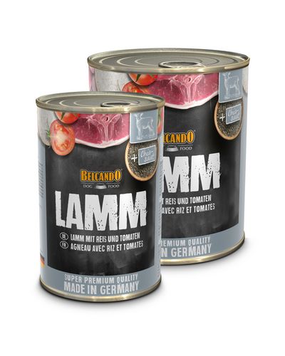 Belcando - Hundefutter - Chia Saat - LAMM mit REIS Dosen