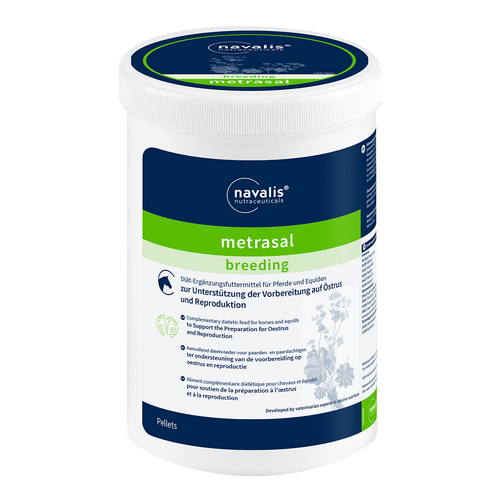 Navalis - metrasal BREEDING horse - Pellets für Pferde - Dose - 1 kg