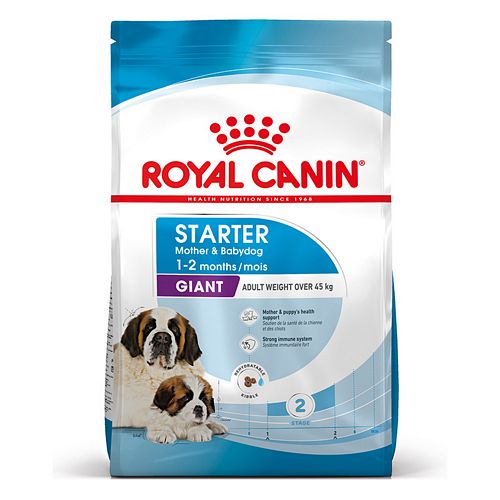 Royal Canin GIANT Starter für tragende Hündin und Welpen sehr großer Rassen 15 kg 