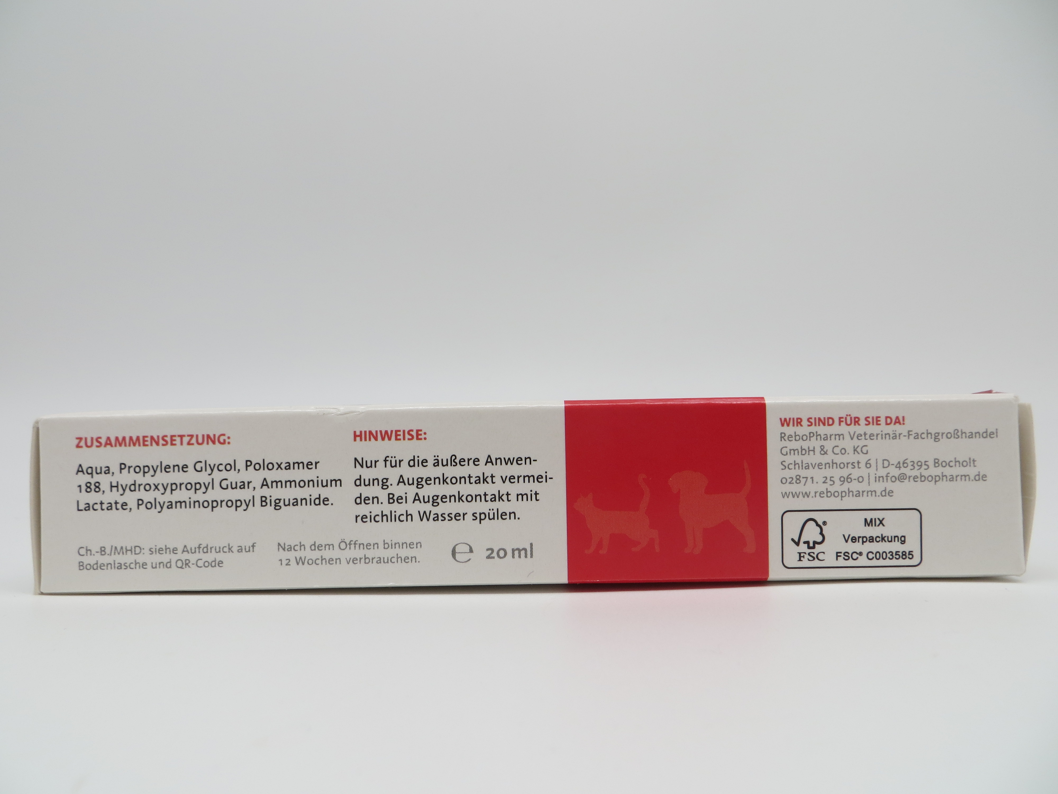 ReboHexan - ANTIBAKTERIELLES PFLEGEGEL - STRONG Seite