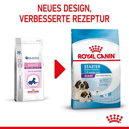 Royal Canin GIANT Starter für tragende Hündin und Welpen sehr großer Rassen 15 kg 