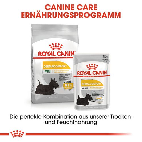 Royal Canin DERMACOMFORT MINI Trockenfutter für kleine Hunde mit empfindlicher Haut