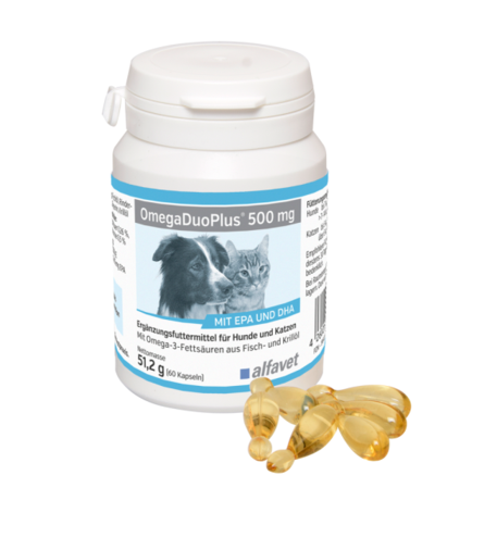 alfavet - OmegaDuoPlus 500 mg - 60 Kapseln