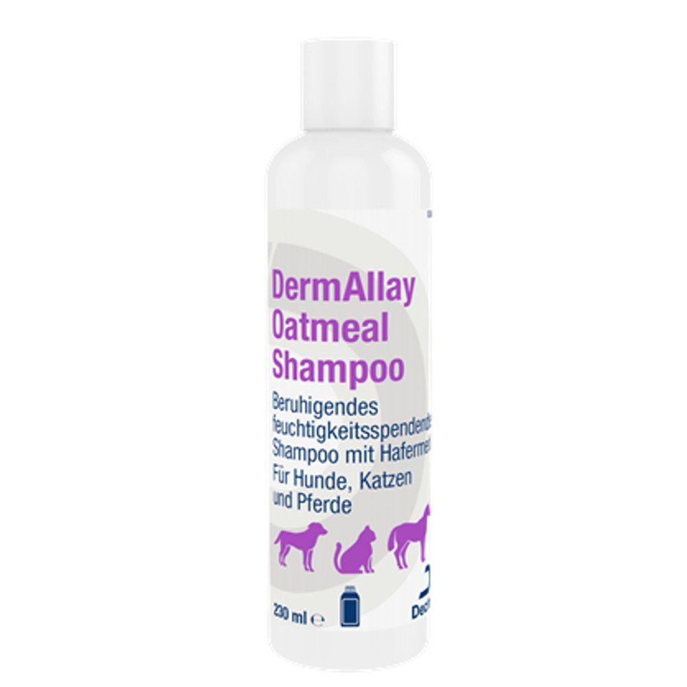 Dechra - DermAllay Oatmeal feuchtigkeitspendendes Shampoo für Tiere 230ml