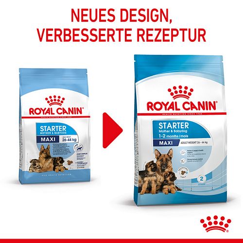 Royal Canin MAXI Starter für tragende Hündin und Welpen großer Rassen 15 kg