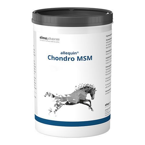 Allequin Chondro MSM Ergänzungsfuttermittel 1 kg für das Pferd zur Unterstützung der Gelenke von almapharm