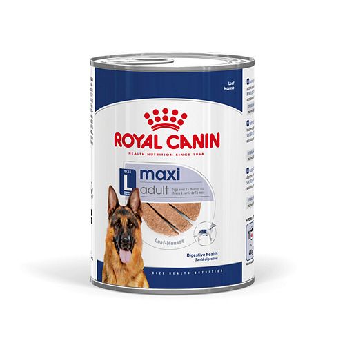Royal Canin MAXI ADULT - Nassfutter für ausgewachsene große Hunde - 12 x 410 g