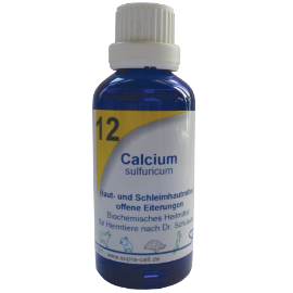 Supra-Cell Schüßler Salze für Heimtiere Nr. 12 Calcium sulfuricum