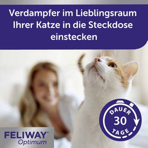 FELIWAY® Optimum Start-Set - Pheromone zur Reduktion von Stressverhalten für glückliche Katzen