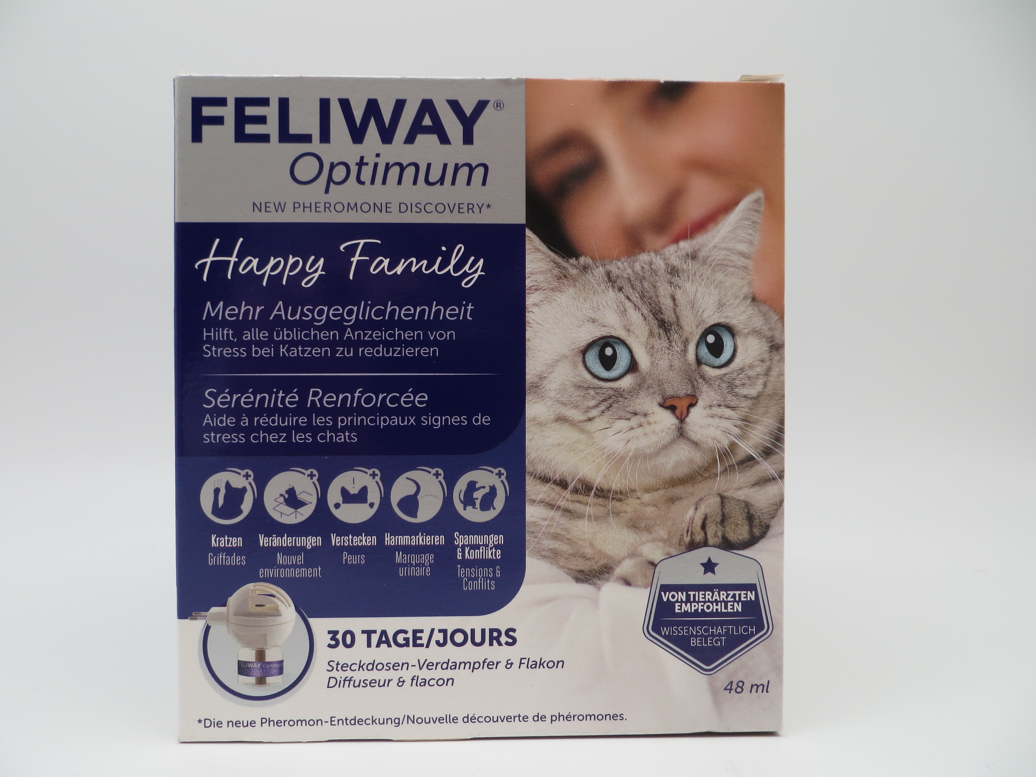 FELIWAY Optimum Start-Set - Pheromone zur Reduktion von Stressverhalten für glückliche Katzen
