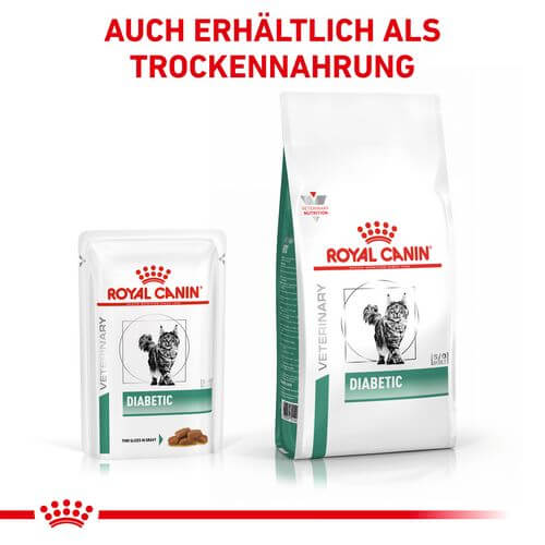 Royal Canin Veterinary DIABETIC Nassfutter für Katzen Kombi