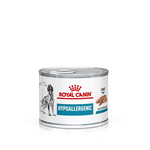 Royal Canin Veterinary HYPOALLERGENIC Mousse Nassfutter für Hunde  12x 200 g