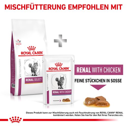 Royal Canin Veterinary RENAL SELECT Trockenfutter für Katzen 2 kg