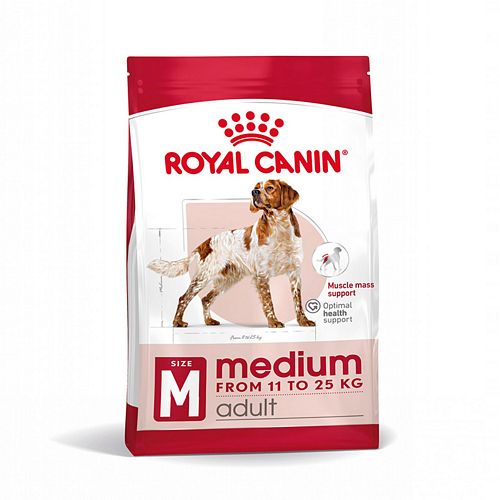 Royal Canin MEDIUM Adult Trockenfutter für mittelgroße Hunde 15kg