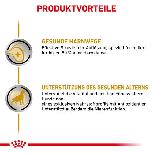 Royal Canin Veterinary URINARY S/O Ageing 7+ Nassfutter Vorteile