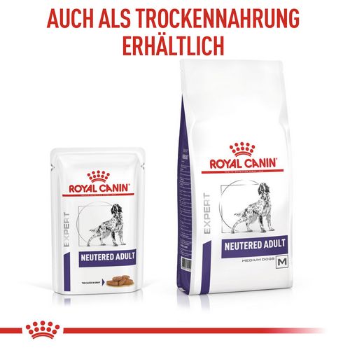 ROYAL CANIN Expert NEUTERED ADULT Nassfutter für Hunde Kombi