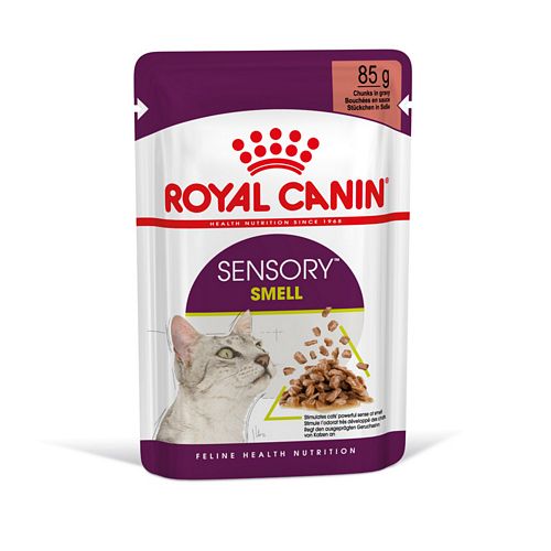 Royal Canin SENSORY Smell Nassfutter in Soße für wählerische Katzen