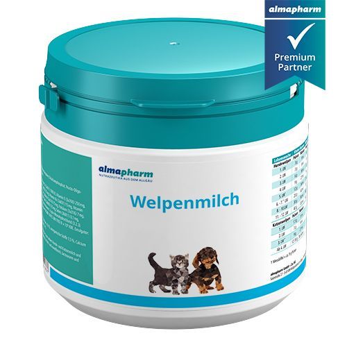almapharm - Welpenmilch - für Hunde und Katzen - Pulver - 250 g