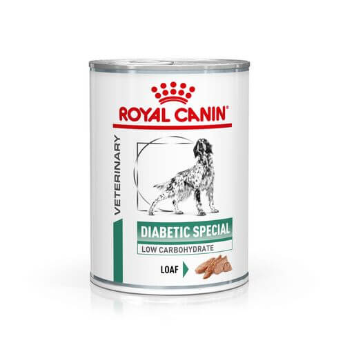 Royal Canin Veterinary DIABETIC SPECIAL LOW CARBOHYDRATE Mousse Nassfutter für Hunde 12 x 410 g